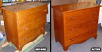 Maple Dresser Refinished